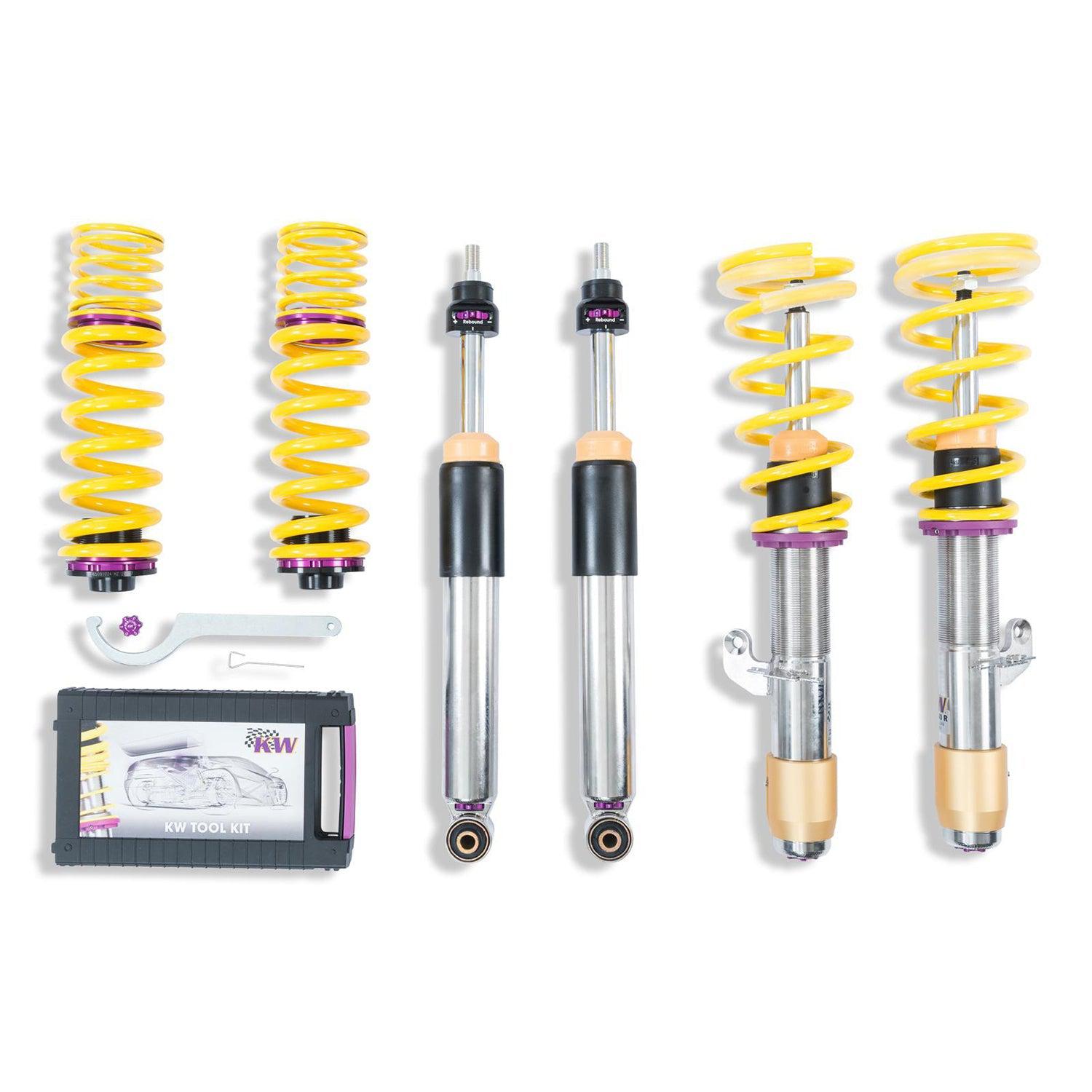 KW suspension coilovers for BMW F87 M2 and M2 Competition