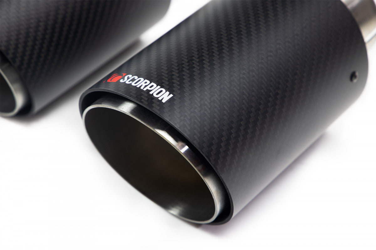Scorpion Audi TT MK1 Quattro 3.2 V6 1999 - 2006 - Twin 100mm Carbon Fibre Ascari Trim - Nineteen72 Performance