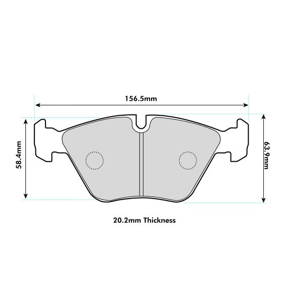 BMW Z4 Coupe' (E86) Front Performance Brake Pads 1364 - Nineteen72 Performance