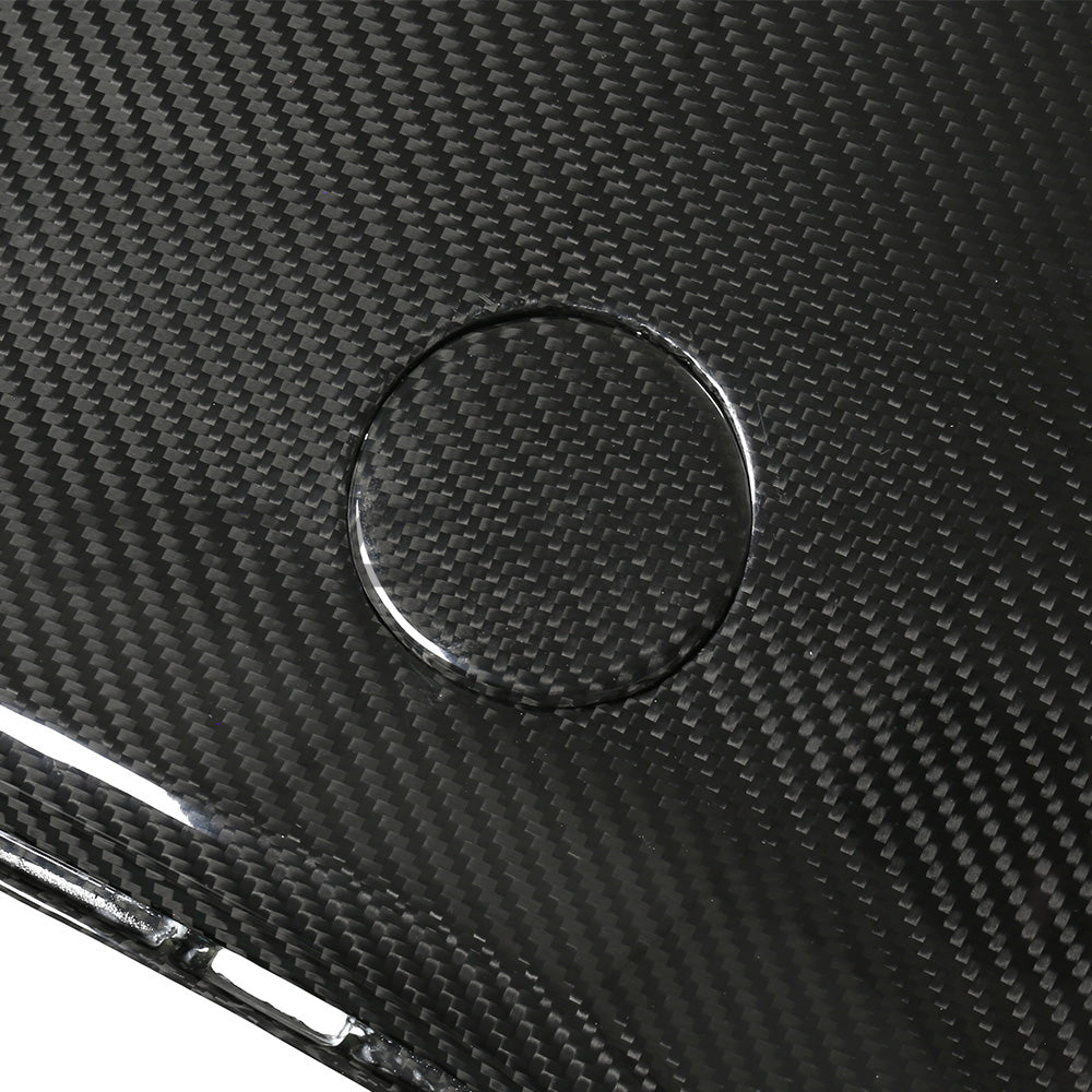 BMW F87 M2 carbon pre-preg fibre rear bumper by CT Carbon, showcasing sleek, lightweight automotive bumper design.