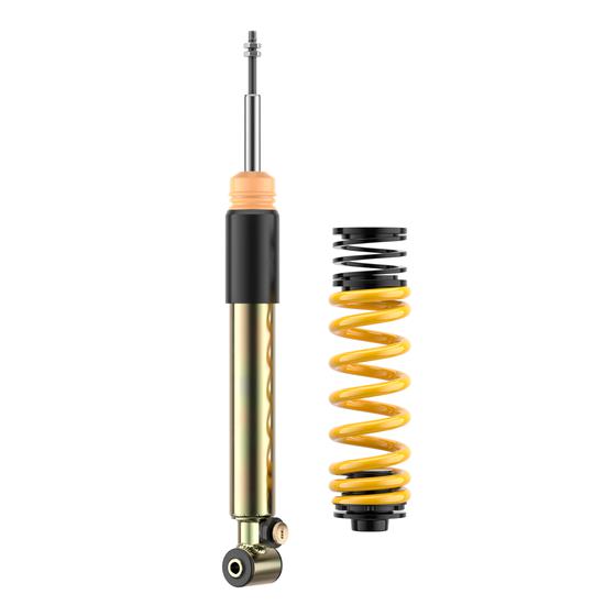 ST Suspension ST XTA PLUS coilovers with adjustable damping and top mounts installed on a BMW E92/E90 M3.