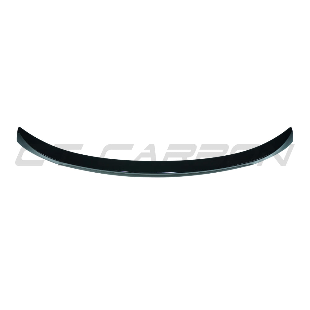 Gloss black CT Carbon middle spoiler for BMW X6/X6M F16/F86 (2014-2019) with aerodynamic design and sleek finish.