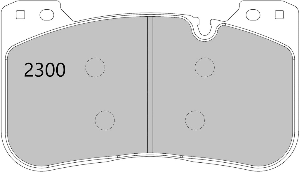 BMW G82 M4 Front Performance Brake Pads 2300 only for 395mm disc cars - Nineteen72 Performance