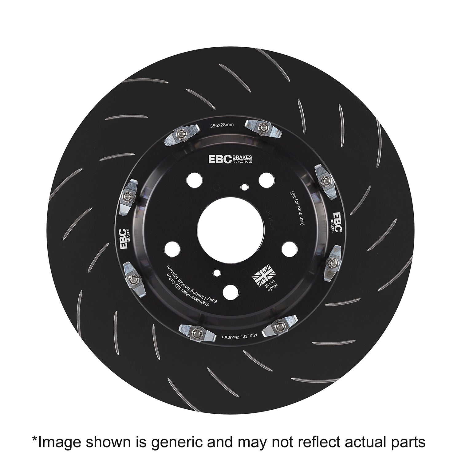 EBC - Front Racing 2-Piece Floating Brake Disc Rotors (Pair) SG2F006 (BMW M Models F Series) - Nineteen72 Performance