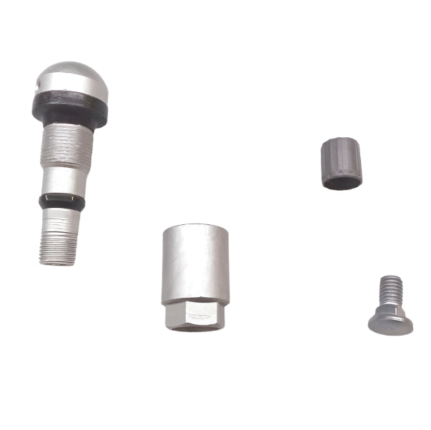 Genuine BMW TPMS valve repair kit with sensor for tire pressure monitoring system, model 36106879168.