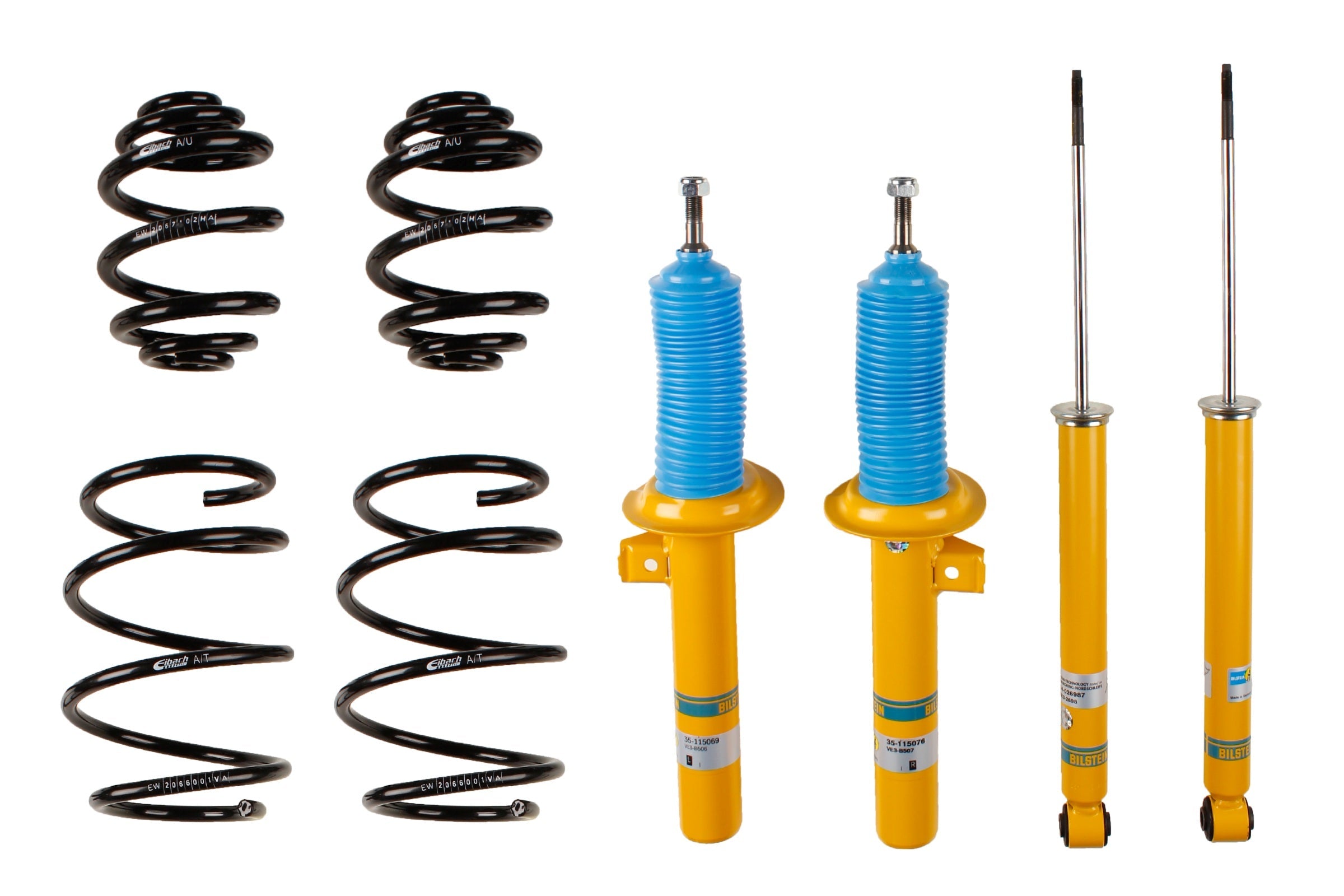 Bilstein B12 Suspension Kit - BMW (E46)/Coupe/Touring/Cabrio - 46-180018 - Bilstein suspension product image