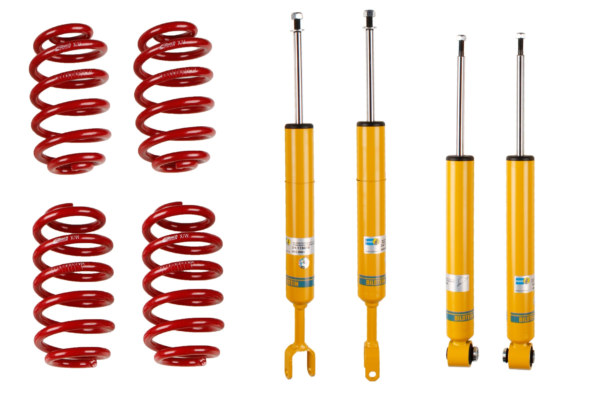 Bilstein B12 Suspension Kit - Audi A4 (8E2 B6) K B12 SL - 46-188588 - Bilstein suspension product image
