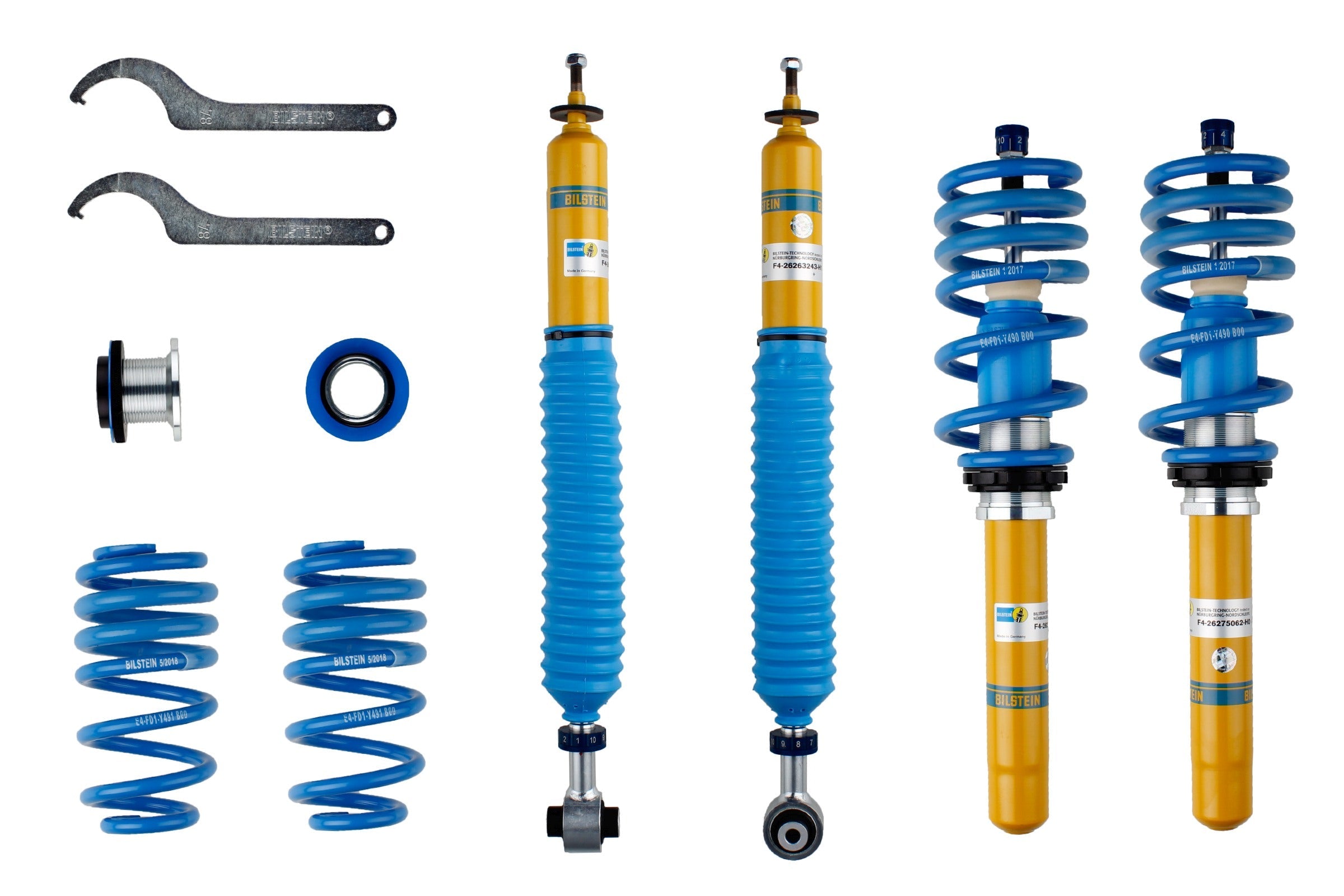 Bilstein B16 PSS10 Coilover Kit for Audi A4 (B9), A5 - 48-275071 - Bilstein suspension product image