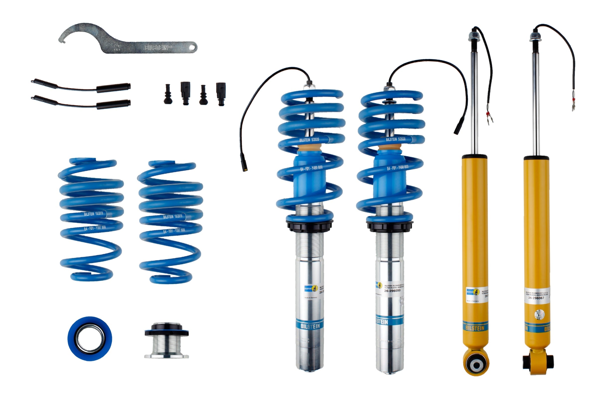 Bilstein B16 Electric Suspension Kit for Audi A4 (B9) - 49-290868 - Bilstein suspension product image