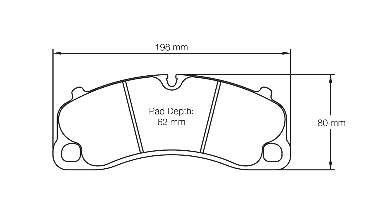 Pagid RSL29 front brake pad set for Porsche Cayman GT4 718, GT4 RS 718, 991 GT3, GT3RS, and 992 GT3 vehicles.
