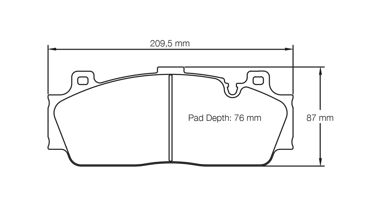 Pagid - Front Brake Pad Set RSL29 BMW M2 Competition / CS (F87 Comp) 2NH Callipers - Nineteen72 Performance