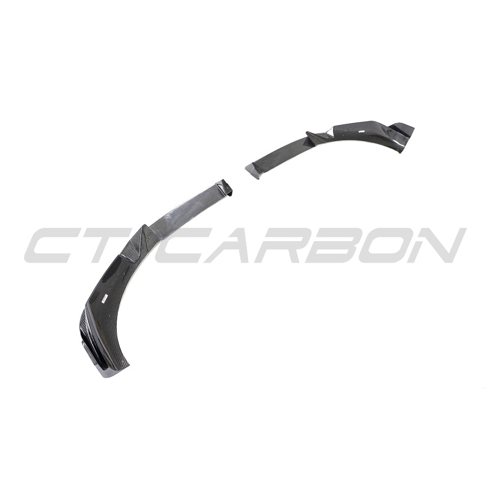 BMW X3 G01 LCI 2021+ CT Carbon full car carbon fibre kit displayed on the vehicle, showcasing sleek, lightweight carbon fiber components.