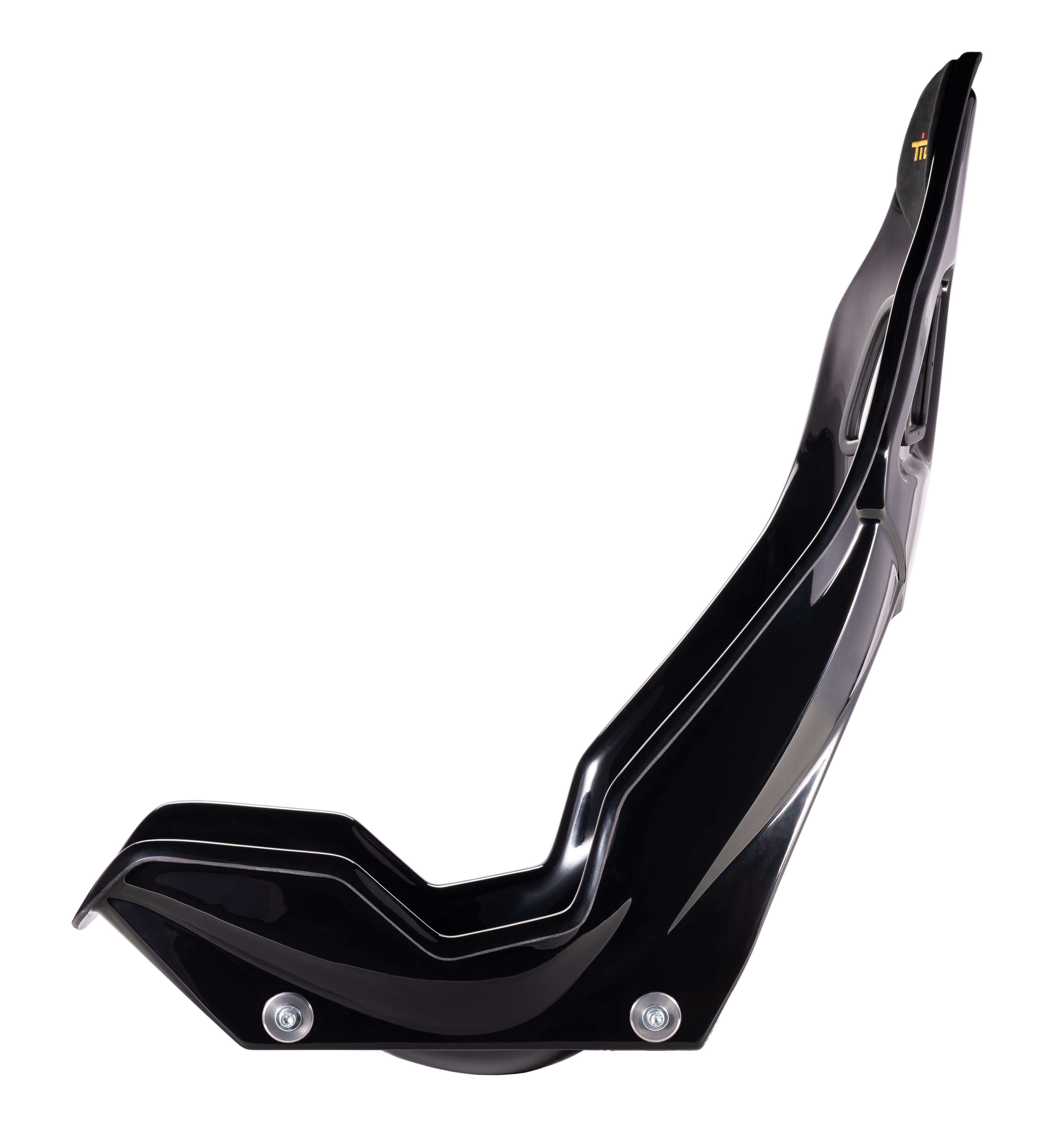 Tillett B10 bucket car seat designed for road and track use, with side support and racing seat features, shown from the side.