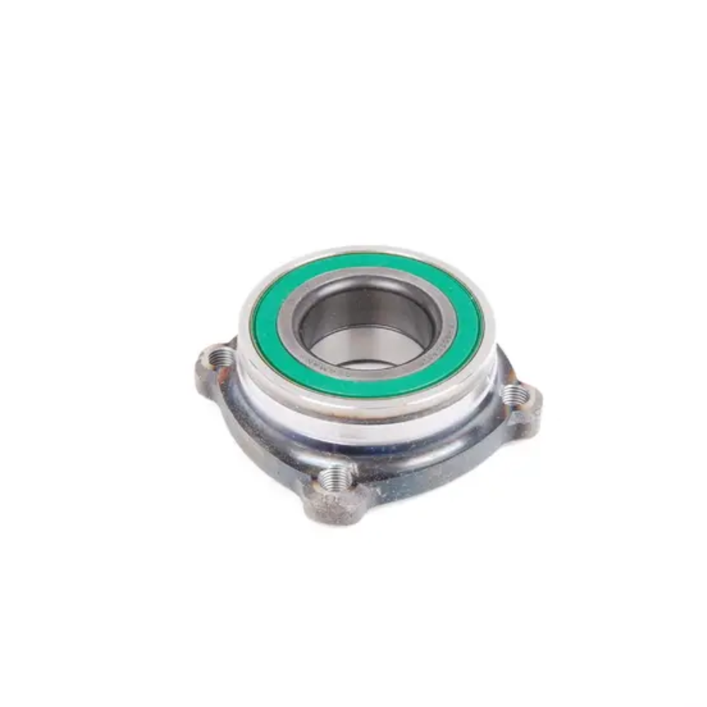 Genuine BMW rear wheel bearing for F80, F82, F87 models, showing the bearing component with branding and part number 33412282675.