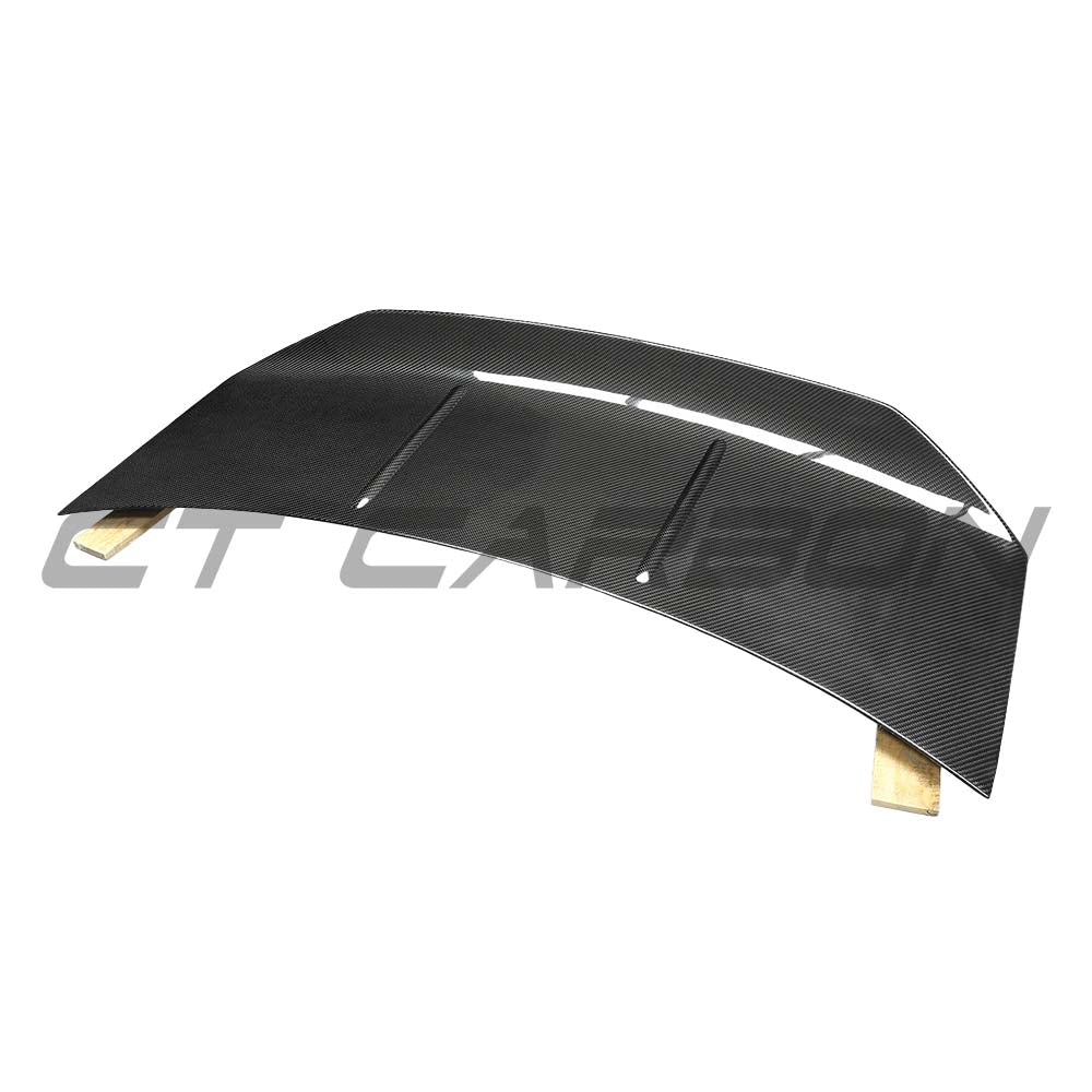 BMW G80 M3 and G20 3 Series CT Carbon full carbon fiber bootlid showing sleek, lightweight design and glossy finish.