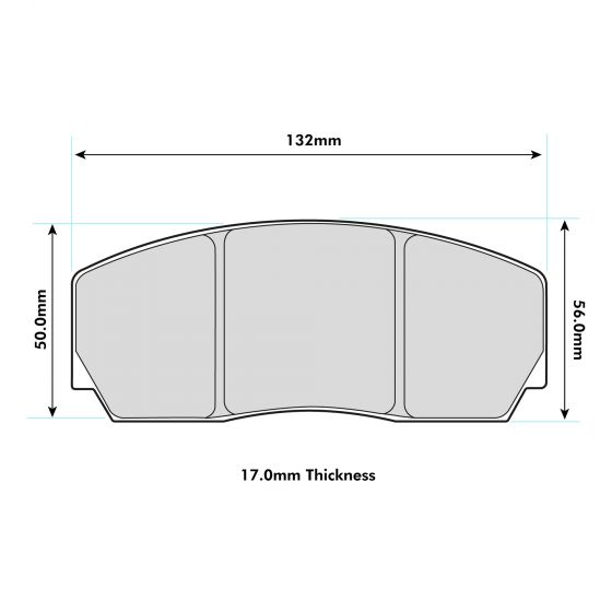 BRSCC BMW Super Cup Front brake pads F21 8223 - Nineteen72 Performance