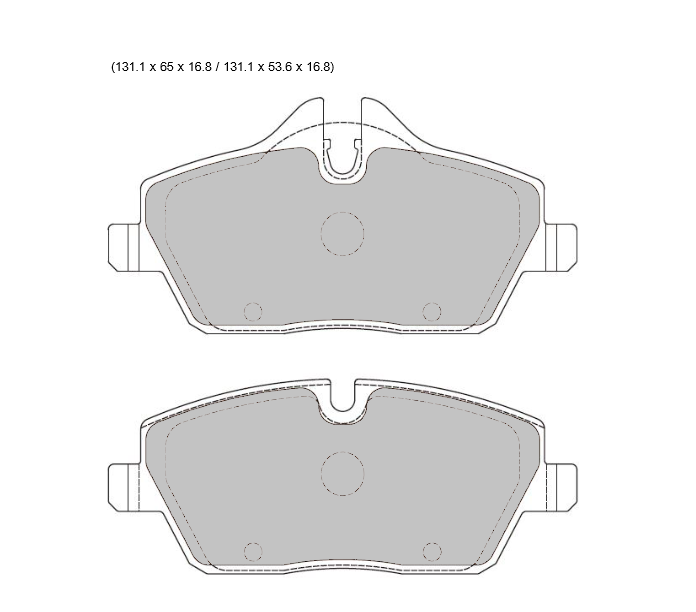 BMW 1 E87 PBS Prorace front Pads 8403PR - Nineteen72 Performance