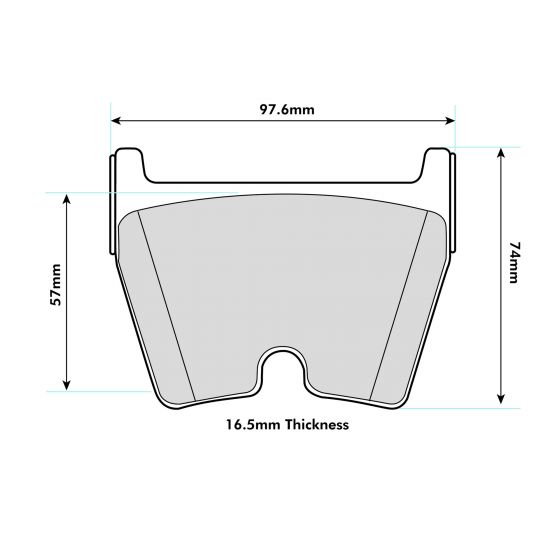 A3 Sportback (8VA, 8VF) RS3 Quattro 2015 PBS Front Performance Brake Pads 8580 - Nineteen72 Performance