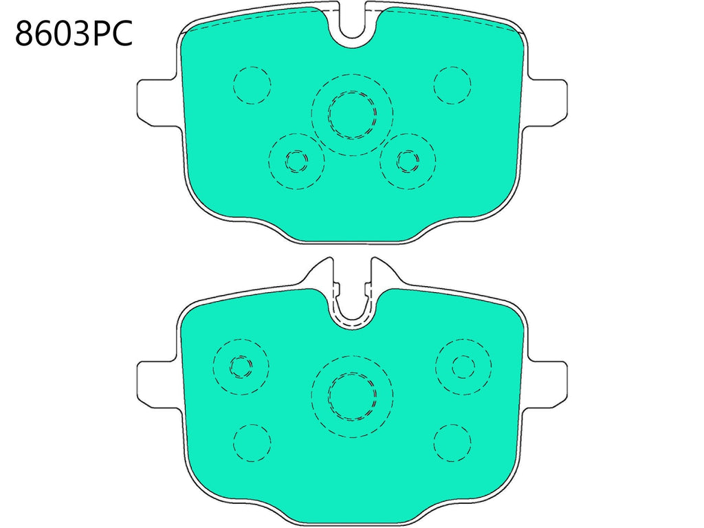 BMW G80 M3/M4 Rear Performance Brake Pads 8603 - Nineteen72 Performance