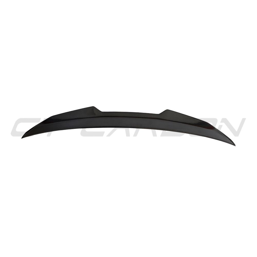 Audi RS3 8V saloon full carbon fibre kit by CT Carbon, featuring a sporty spoiler and V4 design for 2014-2019 models.