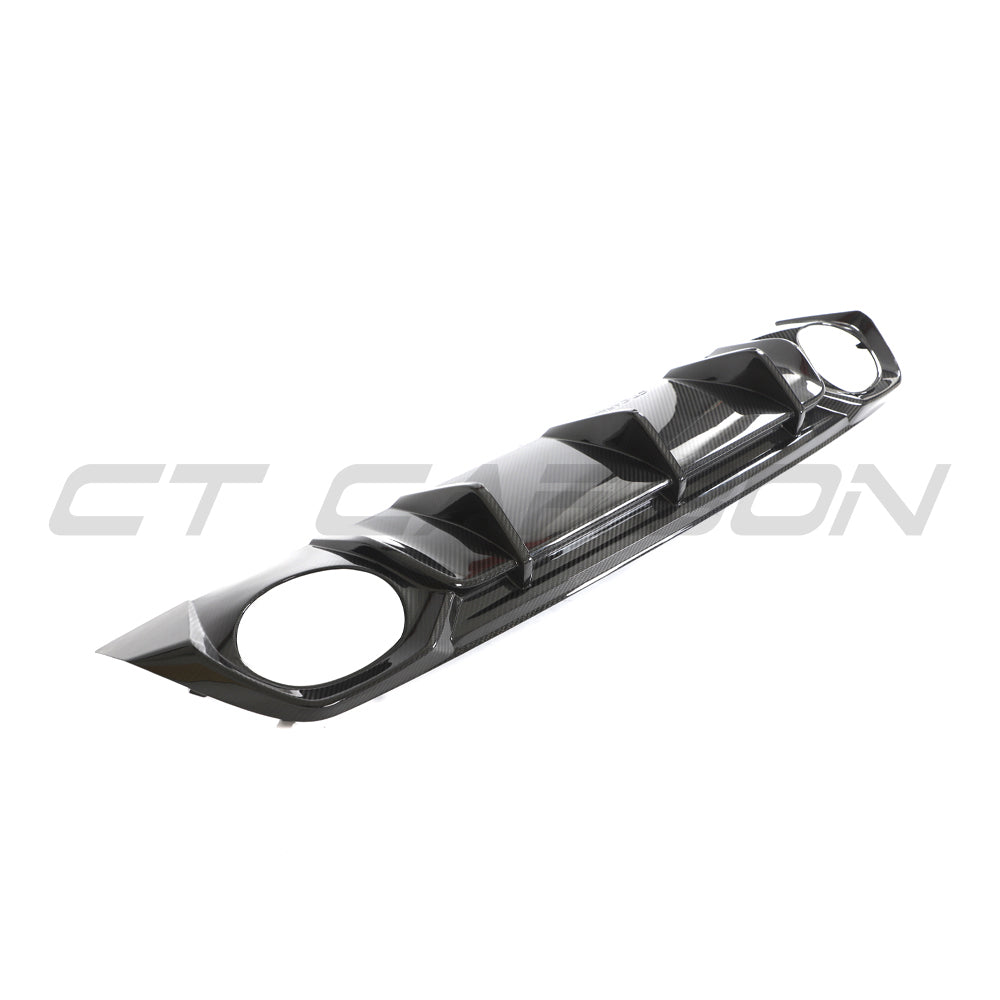Full Audi RS3 8Y 2022-2024 saloon carbon fibre kit by CT Carbon, showcasing the sleek, lightweight aerodynamic components.