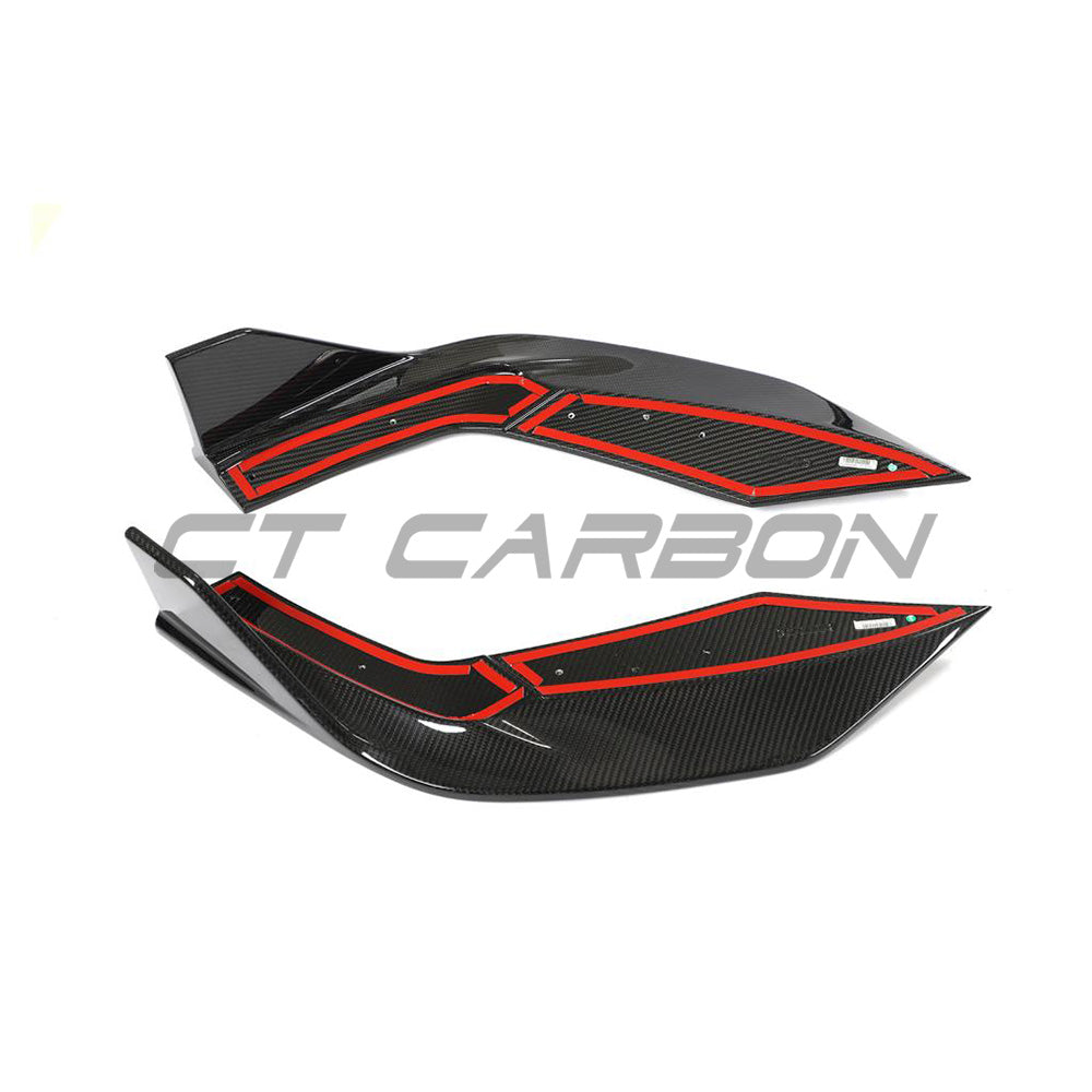 Audi RS6 C8 2019+ full carbon fibre kit by CT Design, including exterior accents and body panels, installed on the vehicle.