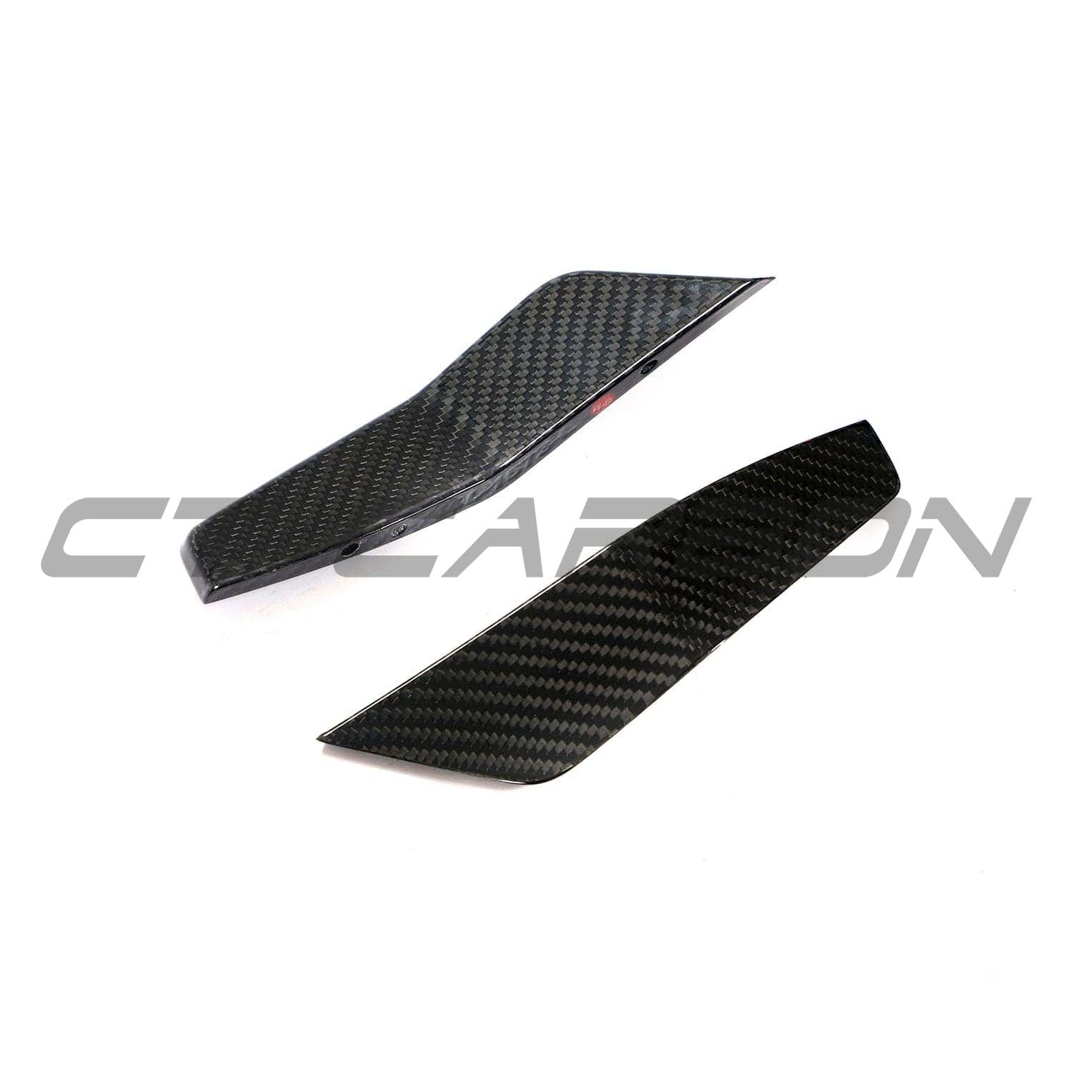 Audi RS6 C8 2019+ full carbon fiber kit by CT Carbon, featuring canards and aerodynamic components on a silver car.