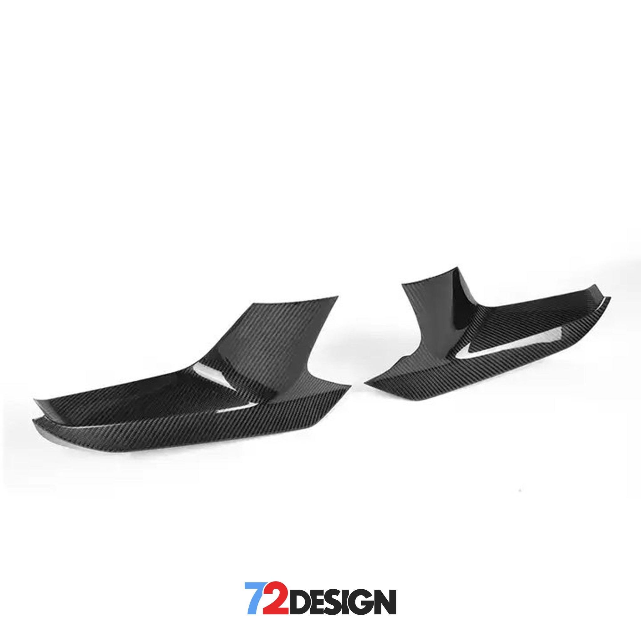 72Design BMW M5 (F90) Gloss Carbon Fibre (Pre-Preg) Performance Style Front Splitter - Nineteen72 Performance