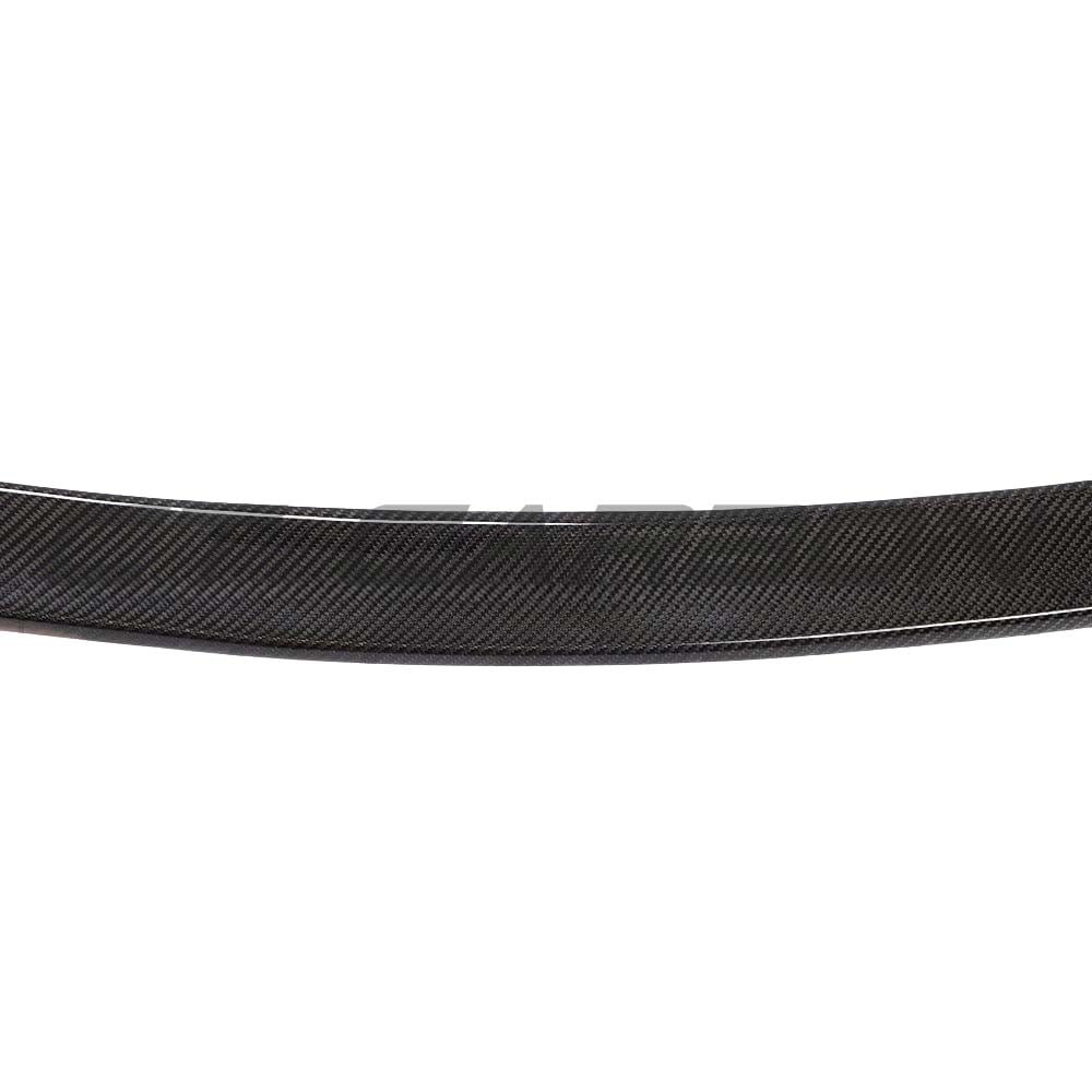 BMW M3 G80 G20 carbon fibre spoiler by CT Carbon, OEM-style, showcasing the sleek, lightweight carbon fiber finish on the car's rear.