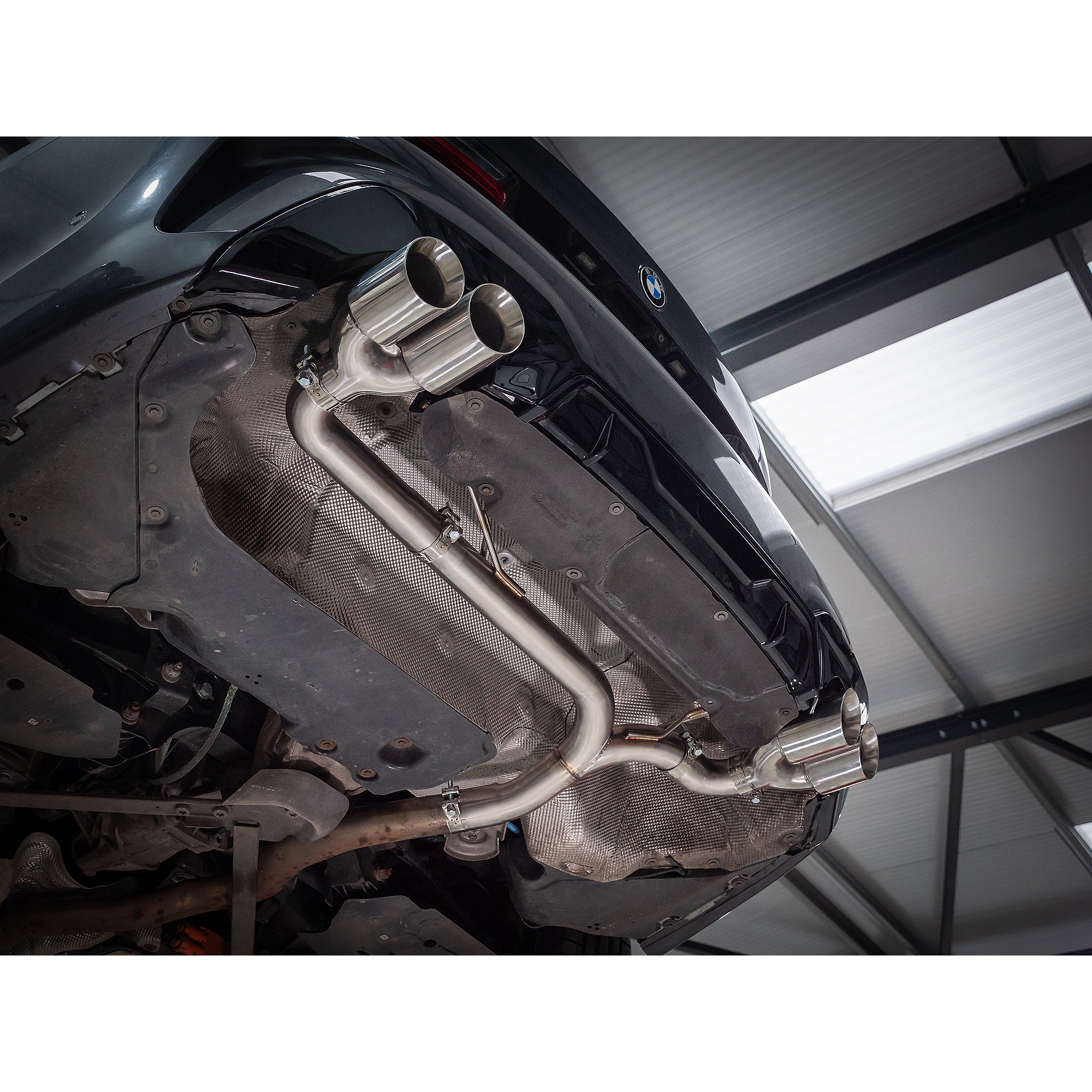 Cobra Sport - BMW 330e Touring (G21) (19>) Non-Valved Venom Quad Exit Rear Axle Back M3 Style Performance Exhaust - Nineteen72 Performance