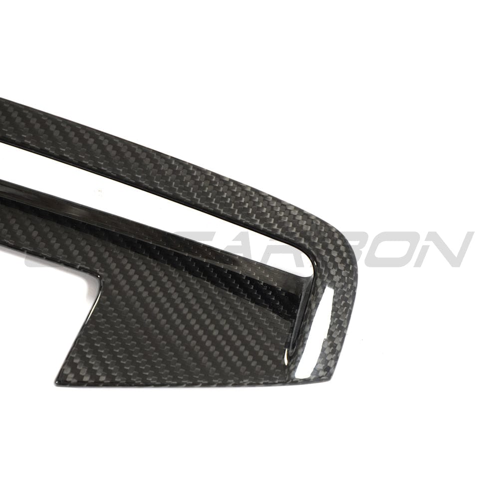 Set of four BMW 4 Series G22/G23 carbon fibre vents by CT Carbon, showcasing sleek, lightweight accessory details on a vehicle.