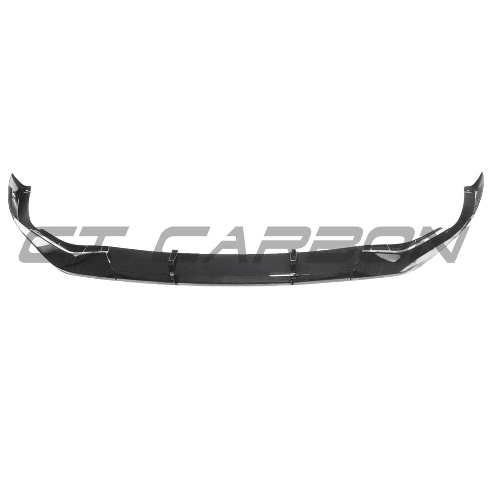 BMW 5 Series G30 LCI 2021+ CT Carbon gloss black kit with M-style accents, designed for a sleek, sporty look.