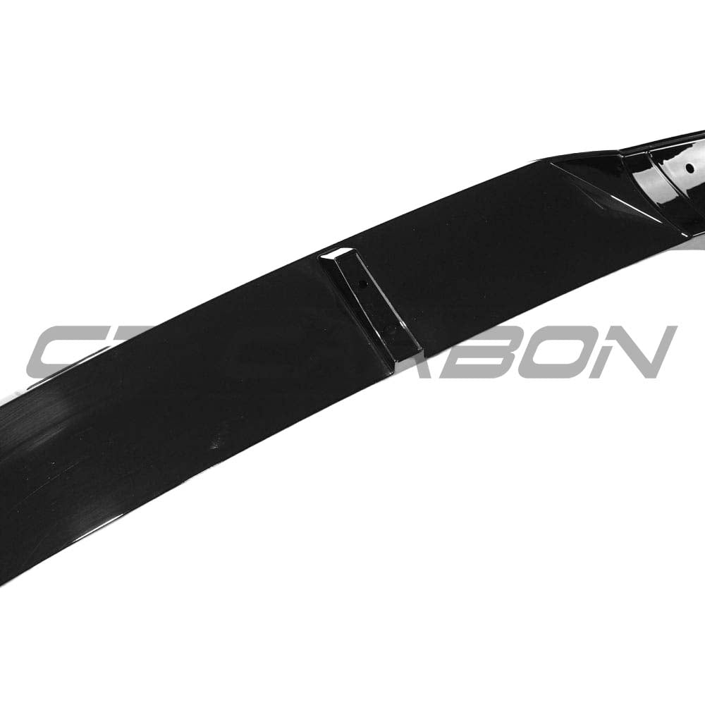 BMW 5 Series G30 LCI 2021+ CT Carbon gloss black kit with M-style accents for a sleek, sporty look on the vehicle.