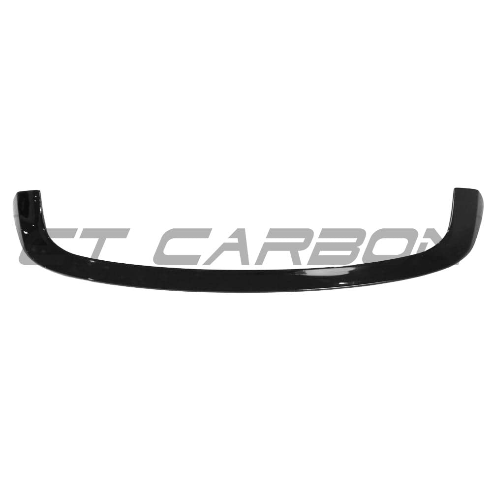 BMW F20 F21 1 Series LCI CT Carbon gloss black spoiler mounted on the car's trunk, showcasing sleek aerodynamic design.