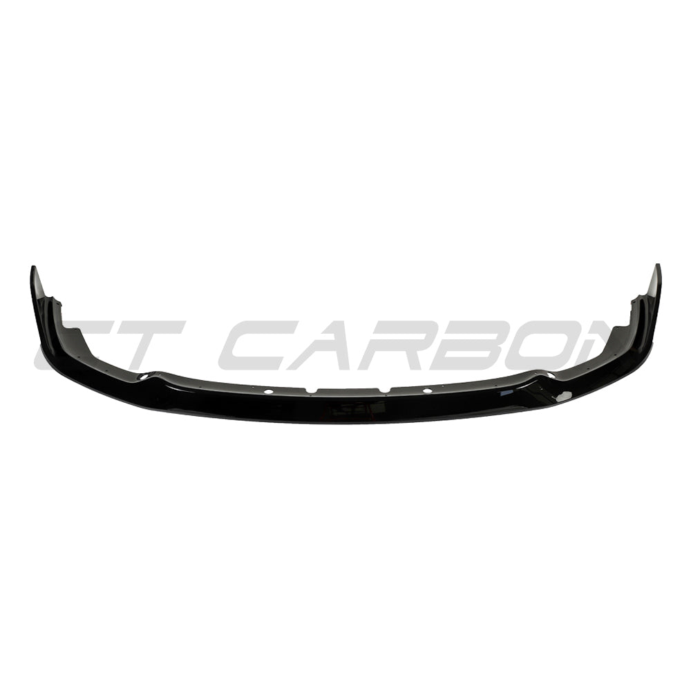 BMW F40 1 Series CT Carbon gloss black splitter V1, front splitter with aerodynamic design and high-quality finish.