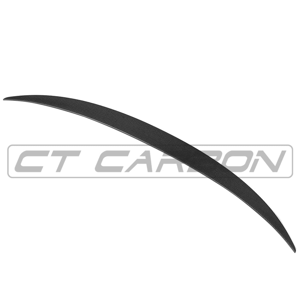 BMW F86 X6M CT Carbon fiber full kit, including front and rear spoilers, side skirts, and accents, made of lightweight carbon fiber.
