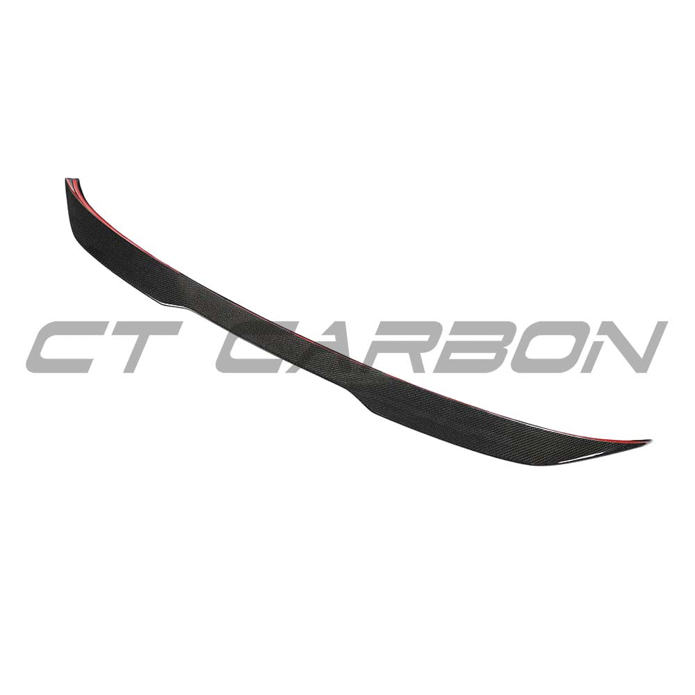 BMW F90 M5 saloon with CT Carbon full carbon fibre kit, featuring sleek, lightweight components on a silver vehicle.