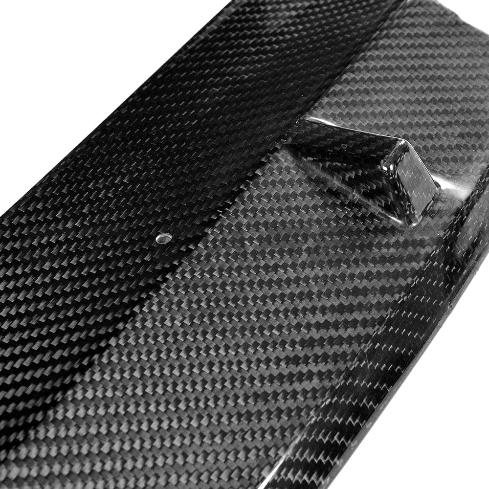 BMW G30 5 Series carbon fibre splitter kit by CT Carbon, featuring V5 design for M Sport models.