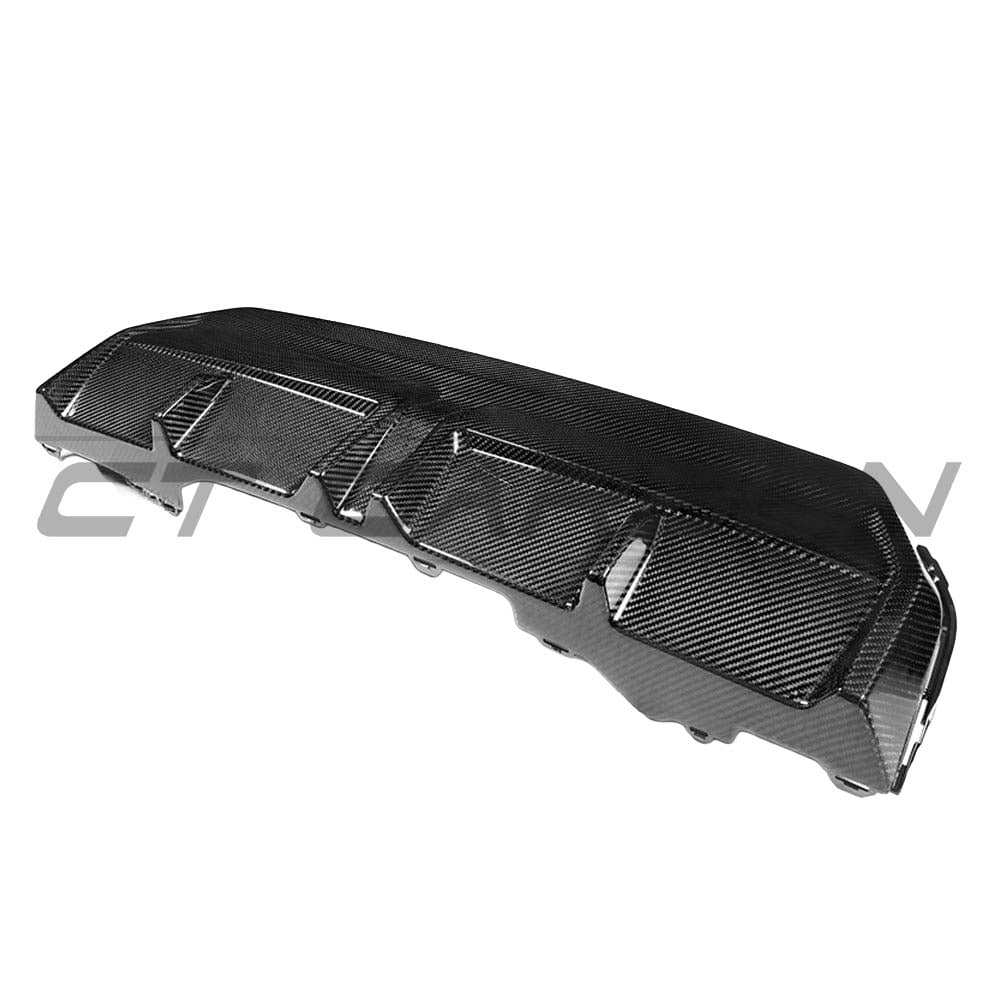 BMW G42 2 Series 2022+ full carbon fibre kit by CT Carbon, featuring a diffuser and MP style aerodynamic parts.