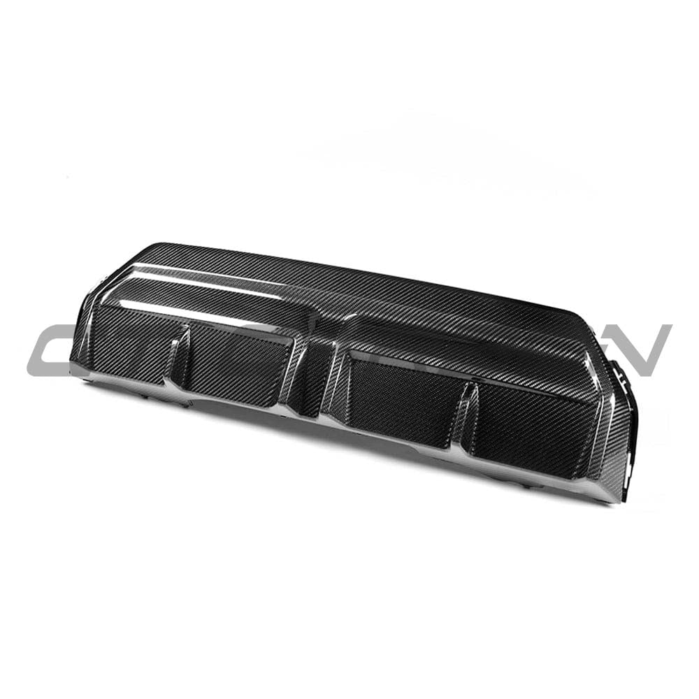BMW G42 2 Series 2022+ CT Carbon full carbon fiber kit with diffuser in MP style, showcasing lightweight, high-performance automotive parts.