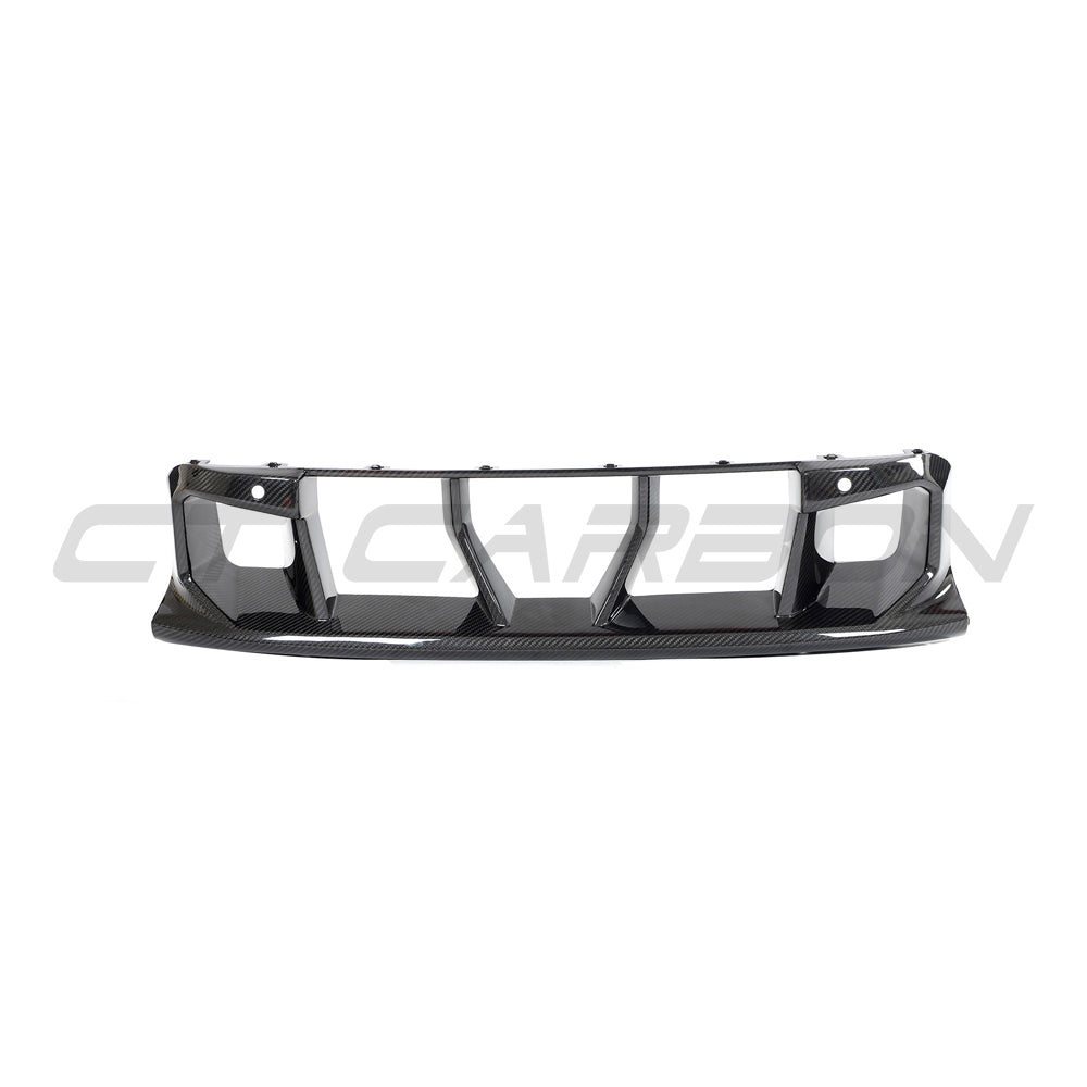 BMW G87 M2 carbon fiber lower grille by CT Design, showcasing the lightweight, sleek carbon fiber accessory for enhanced vehicle style.