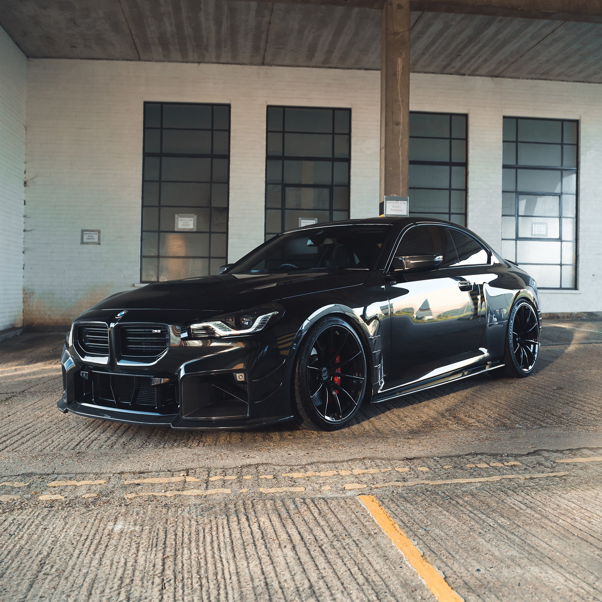 BMW G87 M2 full carbon fiber kit by CT Design, featuring lightweight, high-performance carbon fiber parts for the sports car.