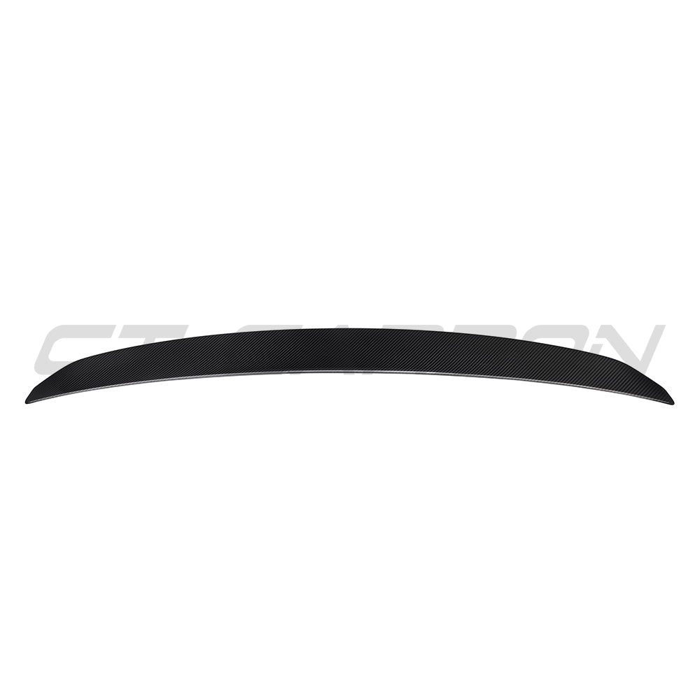 BMW G60 5 Series and I5 carbon fibre kit by CT Carbon, featuring a sleek carbon fibre spoiler on a 2023 model car.