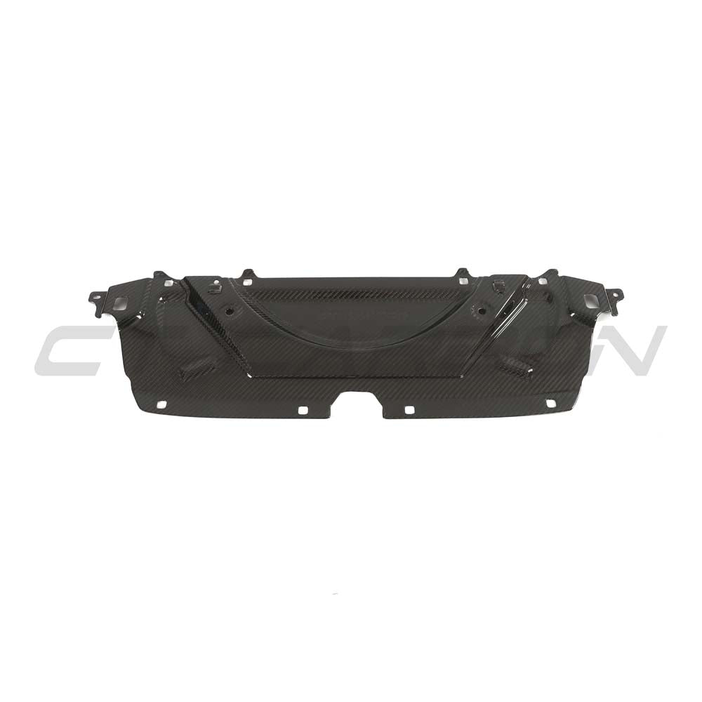 BMW G90 G99 M5 2024 carbon fibre engine bay cover kit by CT Carbon, featuring lightweight, sleek carbon fibre construction.