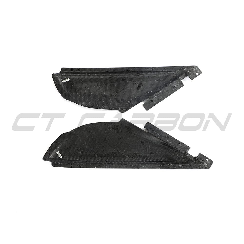 BMW M2, M3, M4 G87, G80, G81, G82, G83 carbon fiber air intake cover by CT Carbon installed on engine bay.