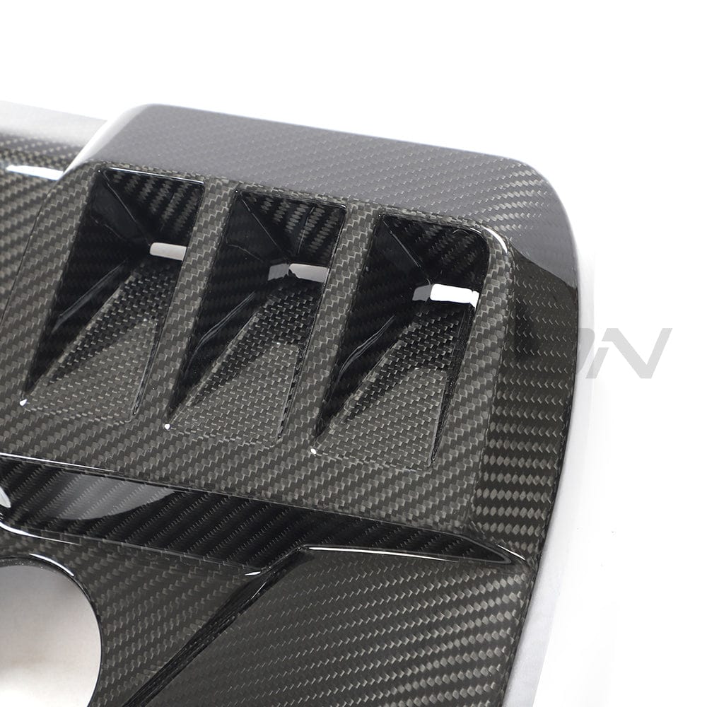 BMW M2, M3, M4 G87, G80, G81, G82, G83 Carbon Fibre Engine Dress-Up Kit by CT Carbon, featuring sleek carbon fibre accents.