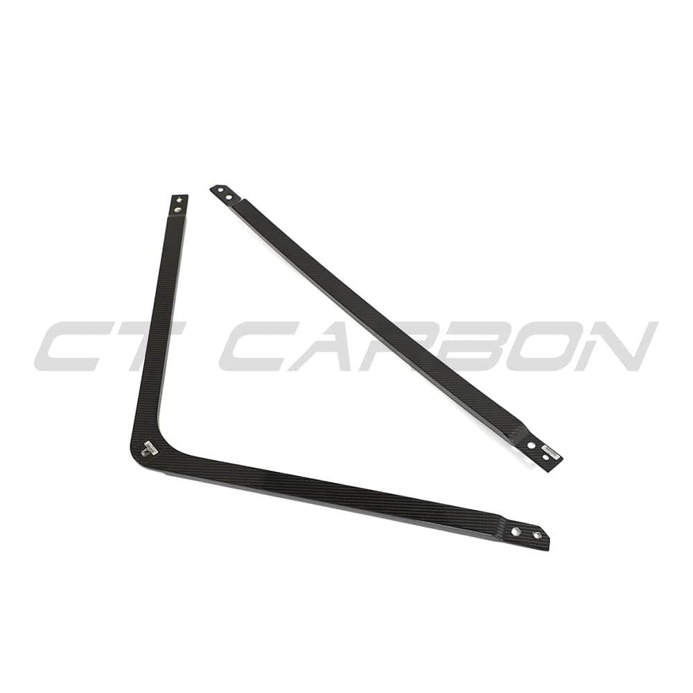 BMW M2 M3 M4 G87 G80 G81 G82 G83 Carbon Fibre Engine Dress Up Kit by CT Carbon, detailed close-up of the sleek carbon fiber components.
