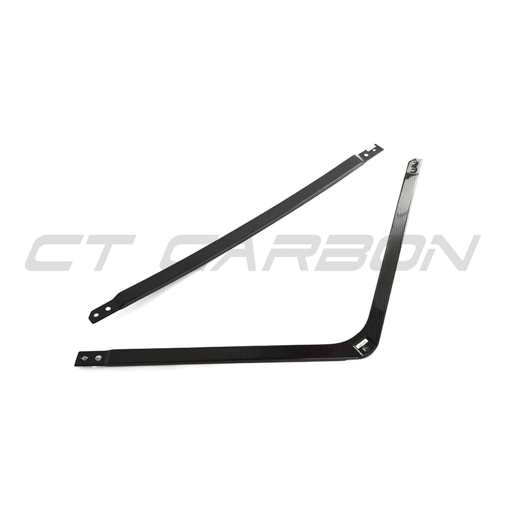 BMW M2, M3, M4 G87, G80, G81, G82, G83 Carbon Fibre Engine Strut Brace by CT Carbon, showing the lightweight, aerodynamic design.