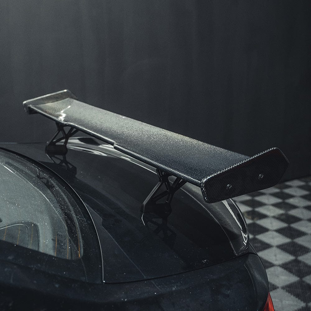 BMW M2 M3 M4 F80 F82 F87 carbon fibre spoiler by CT Carbon, GTS style, showcasing the sleek, aerodynamic design.