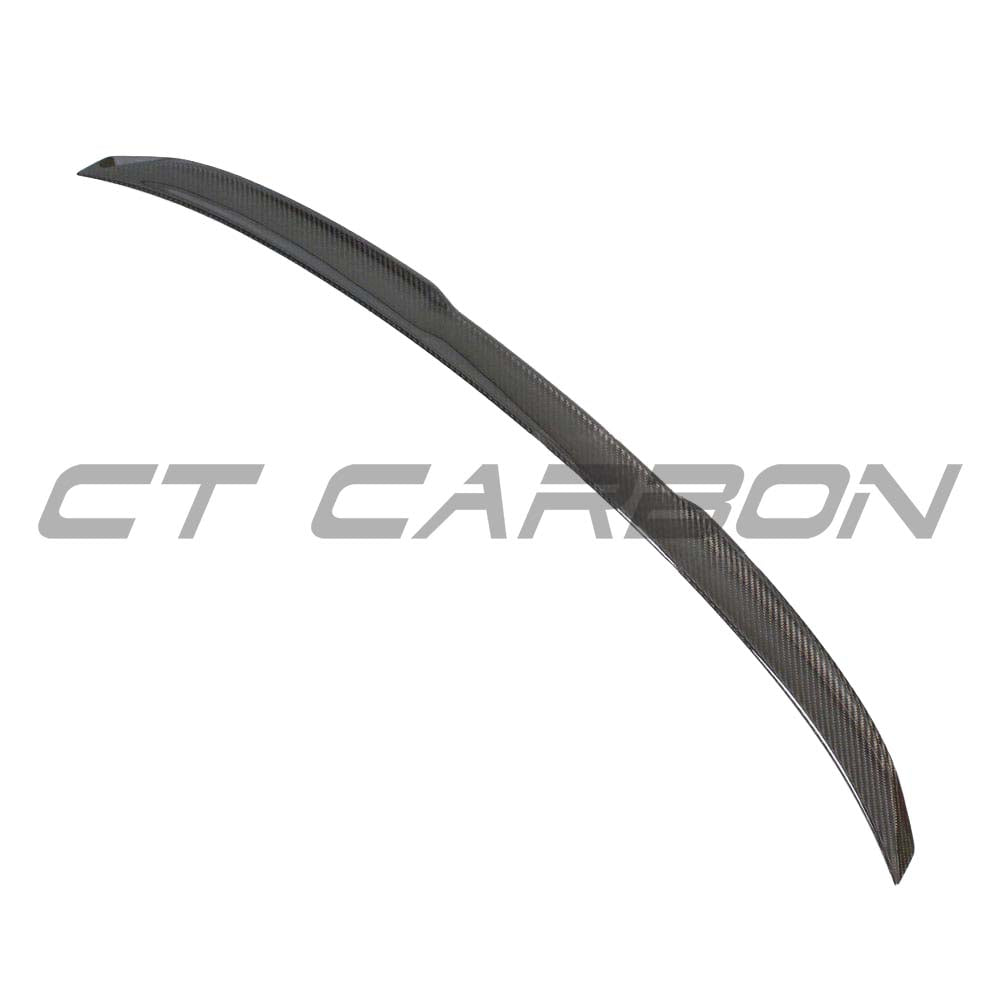 BMW M3 G80 G20 Carbon Fibre Spoiler by CT Carbon, showing the sleek, aerodynamic design on the vehicle.